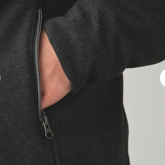 Lululemon Cozy Up Jacket Charcoal Gray Black Lightweight Coat Size 6 - Picture 6 of 17